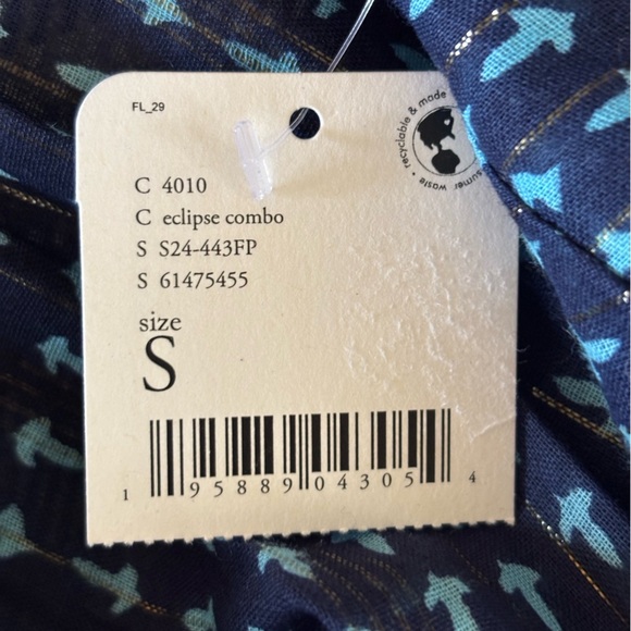 Free People Women Midnight Dance Print Sleeveless Maxi Dress Blue Size NWT - Picture 12 of 13